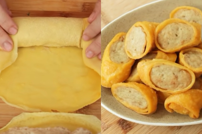 Resep egg chicken roll bisa menjadi ide bekal sekolah anak.