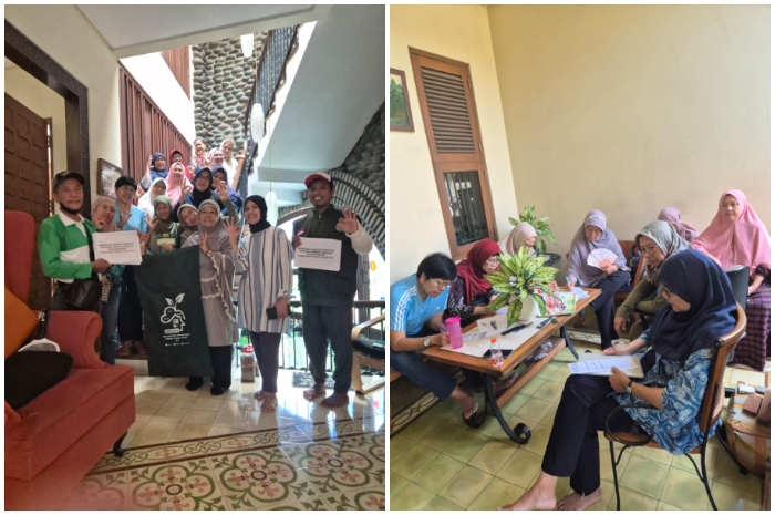 Warga RT/RW 002/12 Perumahan Villa Bogor Indah Blok E membentuk BSU Jaga Bumi