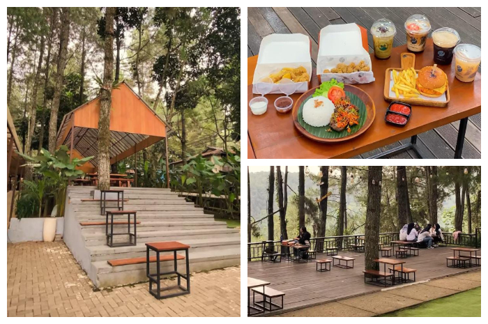 Kedai Kopi Daong, yang berada di Desa Pancawati, Kecamatan Caringin, Kabupaten Bogor, Jawa Barat.