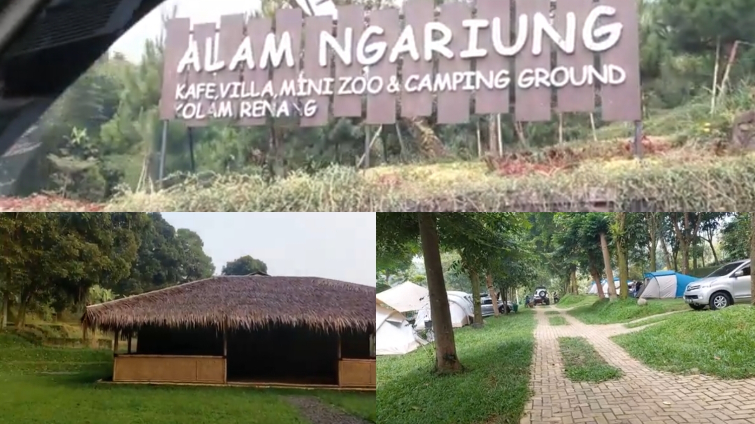 Campervan keluarga ternyaman di Alam Ngariung Bogor.