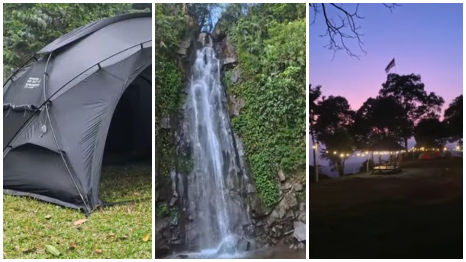 Camping ground Curug Cidulang Khayangan Bogor.