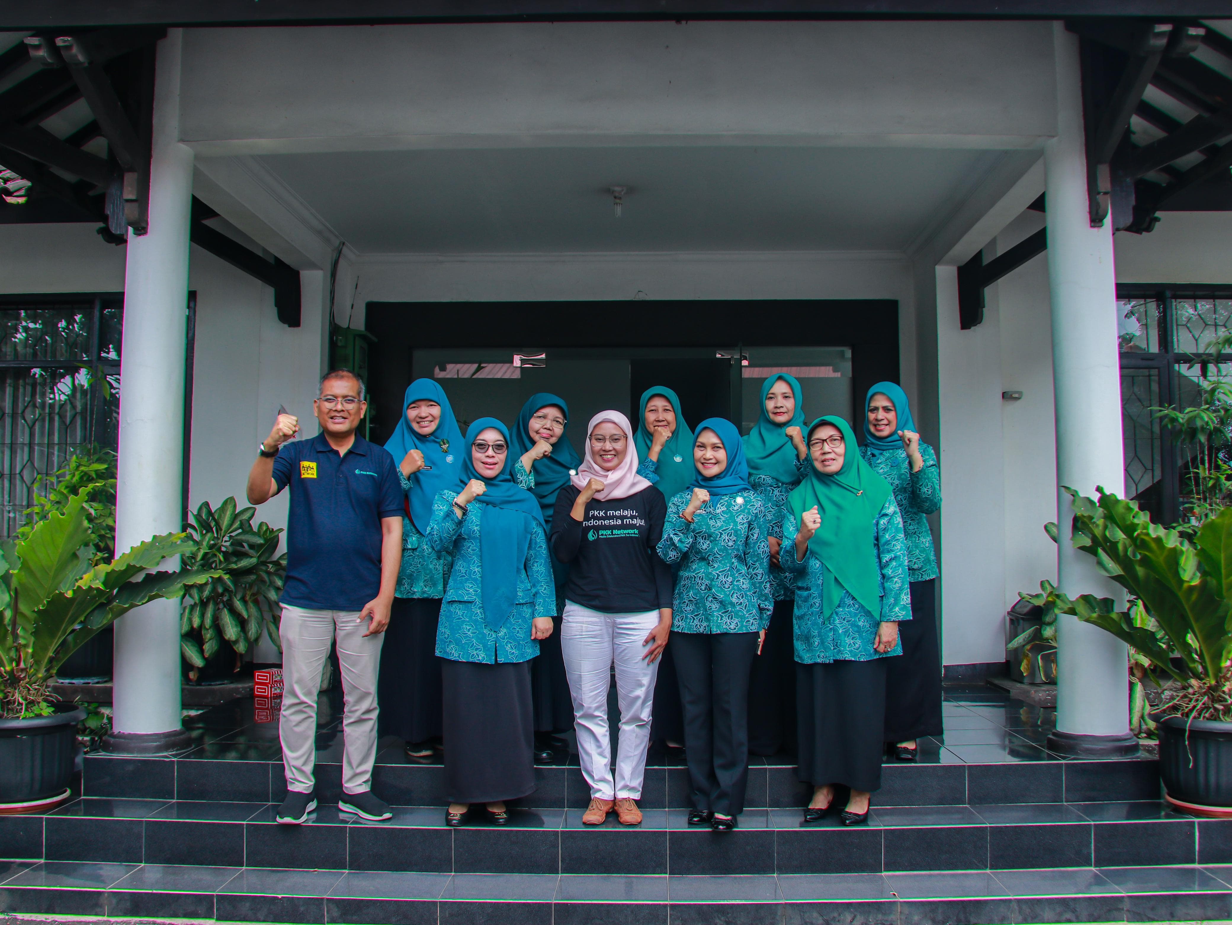 Kunjungan PKK Network ke TP PKK Kota Bogor.
