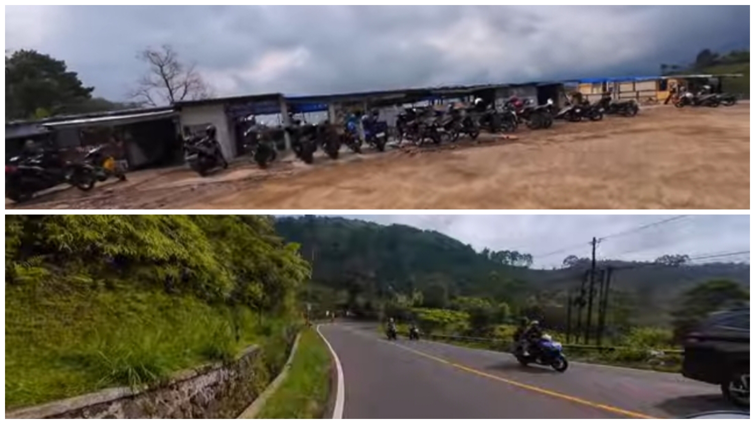 Beberapa tempat rest area Gunung Mas kembali dibuka.