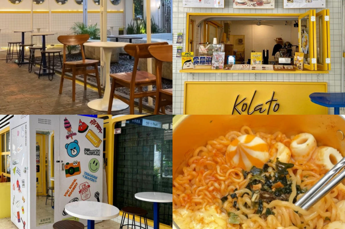 Coffee Shop KOLATO di Bogor punya konsep ala Korea yang hits banget.