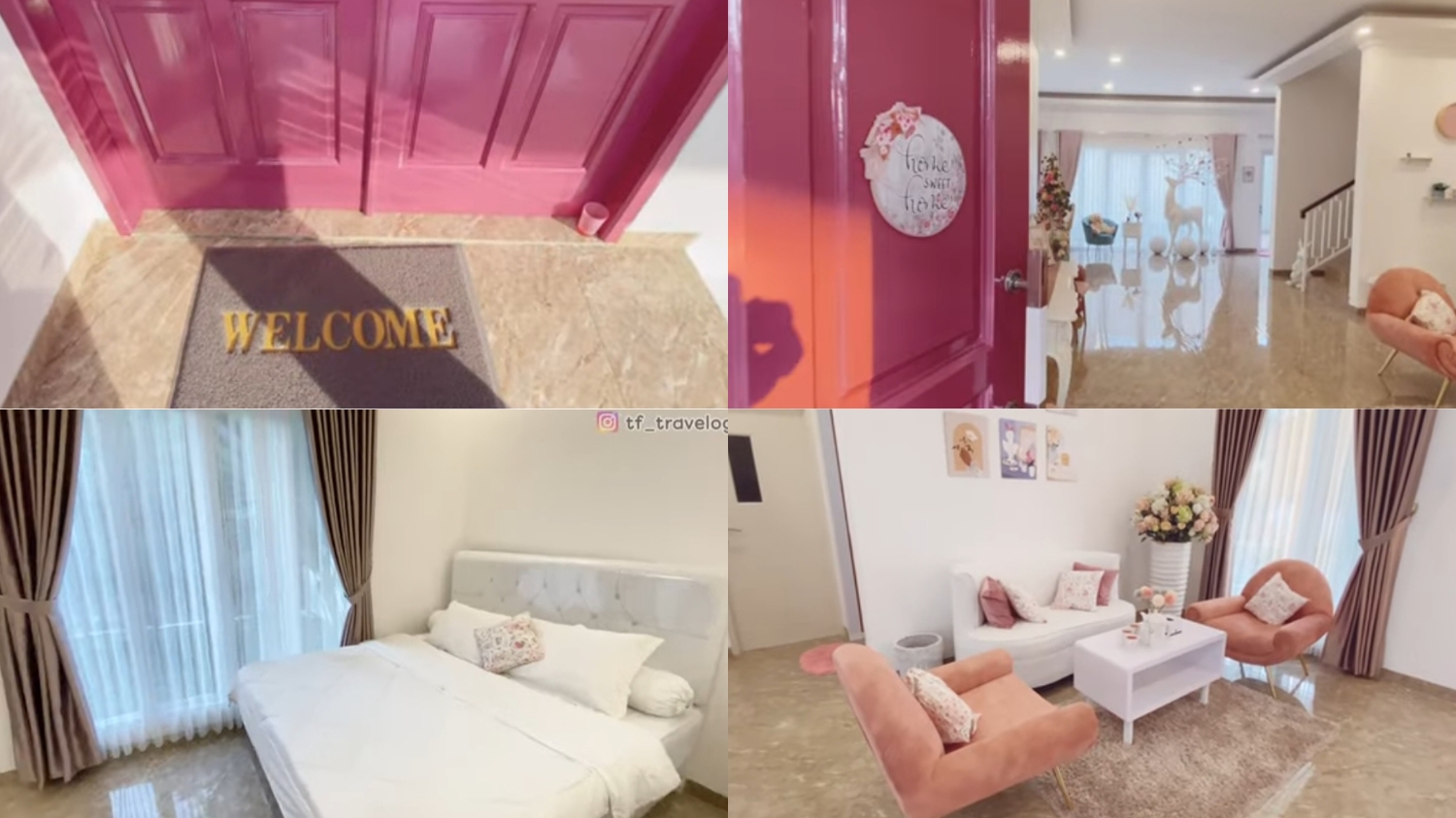 La Bella Villa, penginapan cantik di Sentul Bogor.