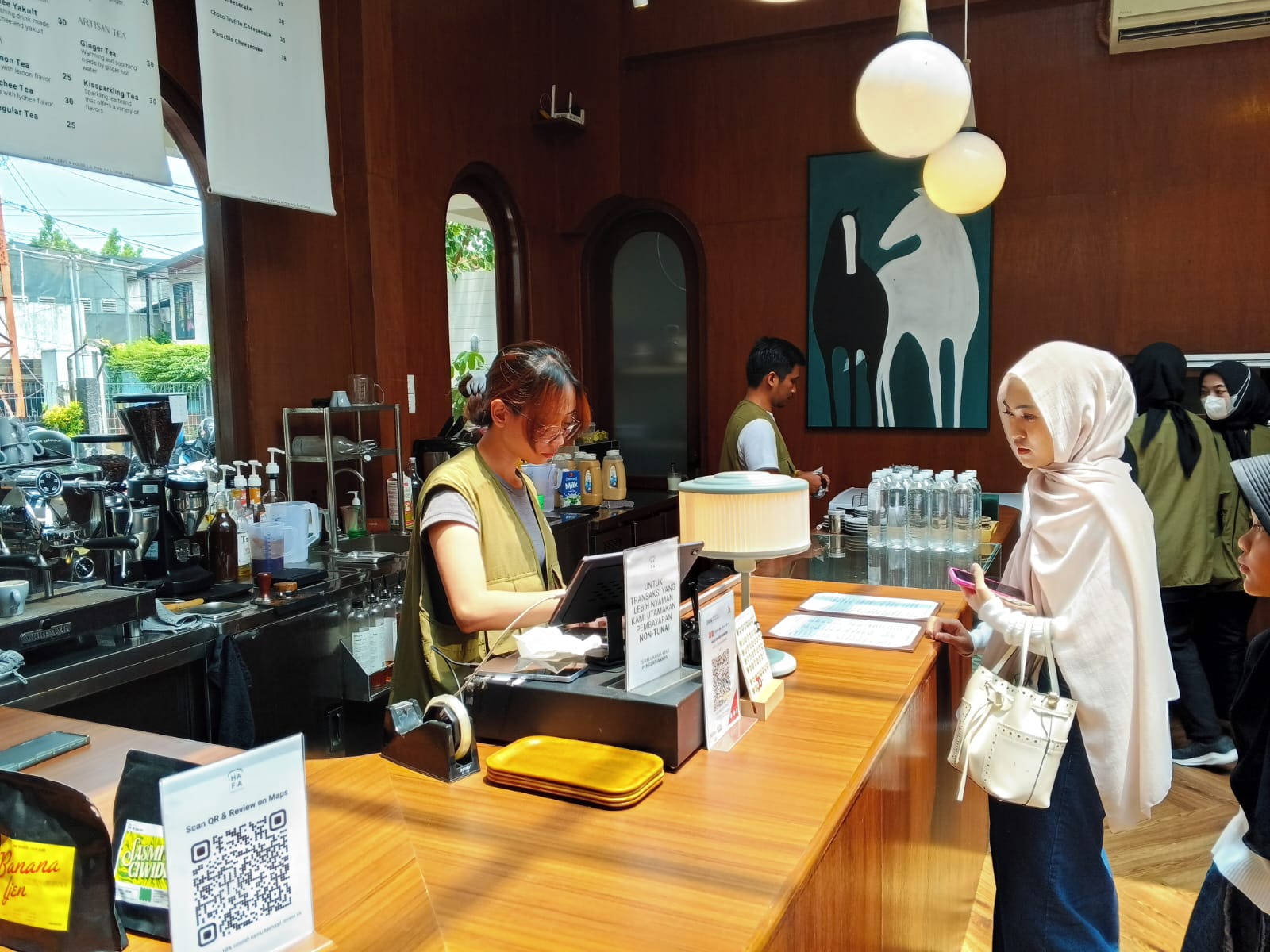 Hafa Coffee yang beralamat di Jalan Puter Nomor 2, Kecamatan Tanah Sareal, Kota Bogor.