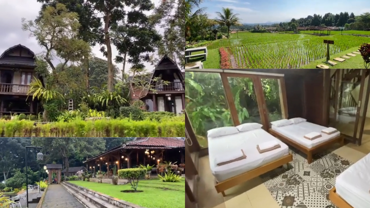 Kampung Halaman Villas, staycation dengan vibes pedesaan yang menenangkan.