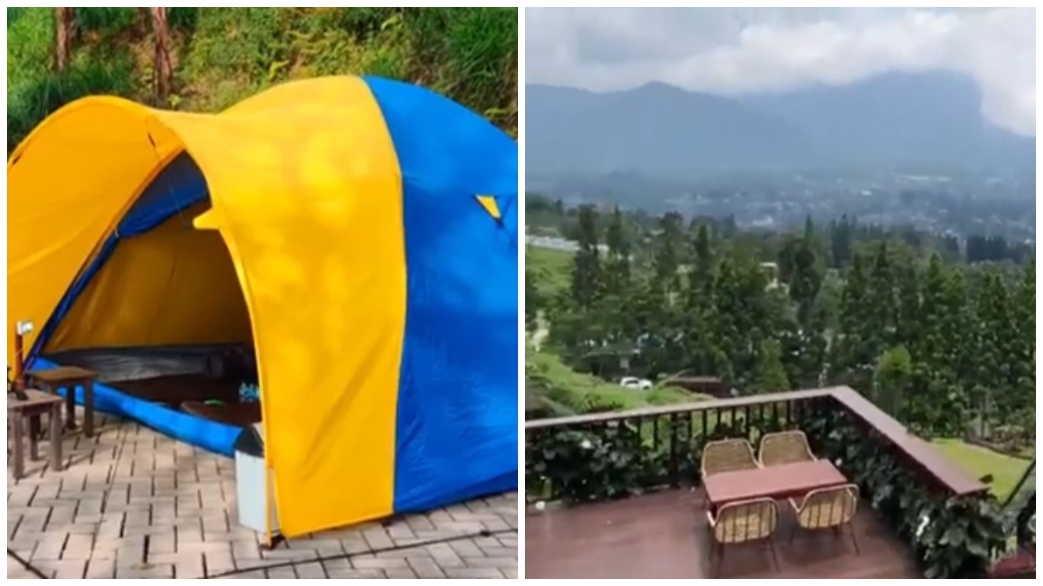 Wisata menarik Damar Langit Resort di Bogor tawarkan pemandangan menawan.