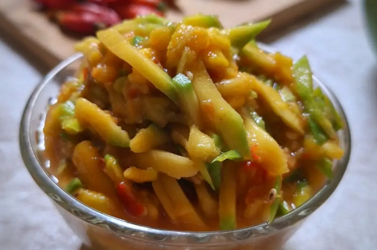Resep sambal mangga lezat.