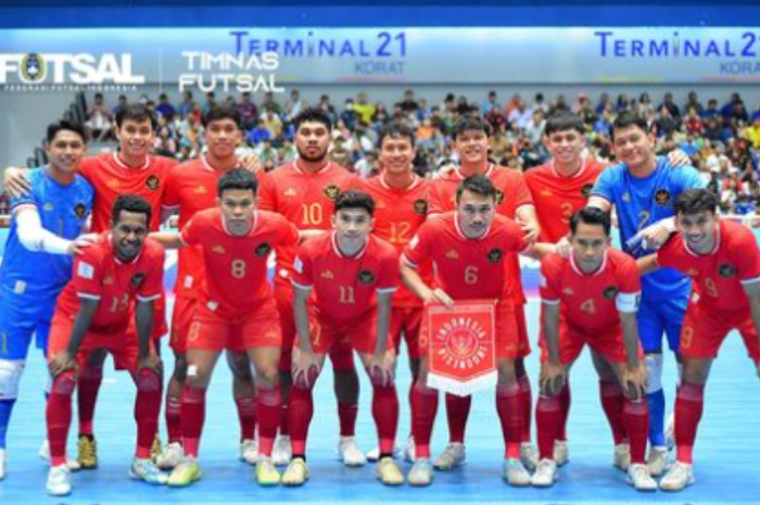 Timnas futsal Indonesia bertanding dalam ASEAN Futsal Championship 2024.