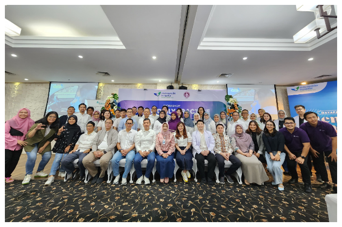 Peserta Workshop USG in Daily Practice yang digelar PAPDI Cabang Bogor di Mayapada Hospital Bogor, Minggu (10/11/2024).