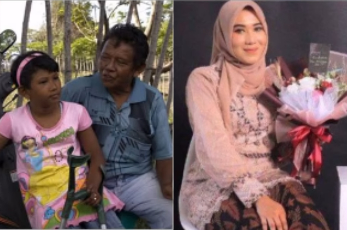 Delisa ketika masih kecil menjadi salah satu korban tsunami di Aceh hingga harus kehilangan satu kaki. Ia kini telah tumbuh dewasa dan berkarier di bank.
