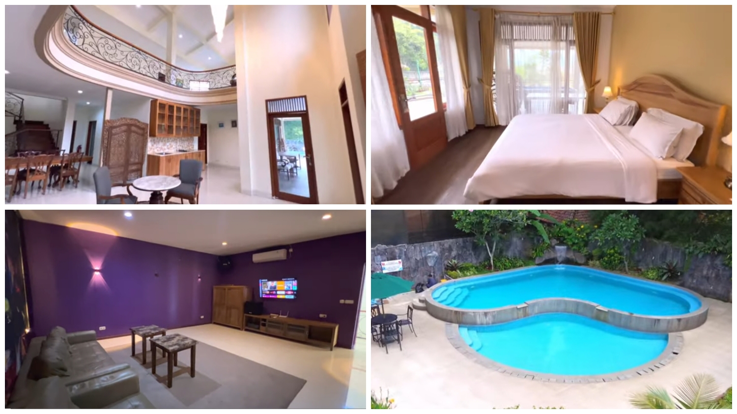Nginep di Villa Casa Bardolino Bogor berkapasitas hingga 50 orang.