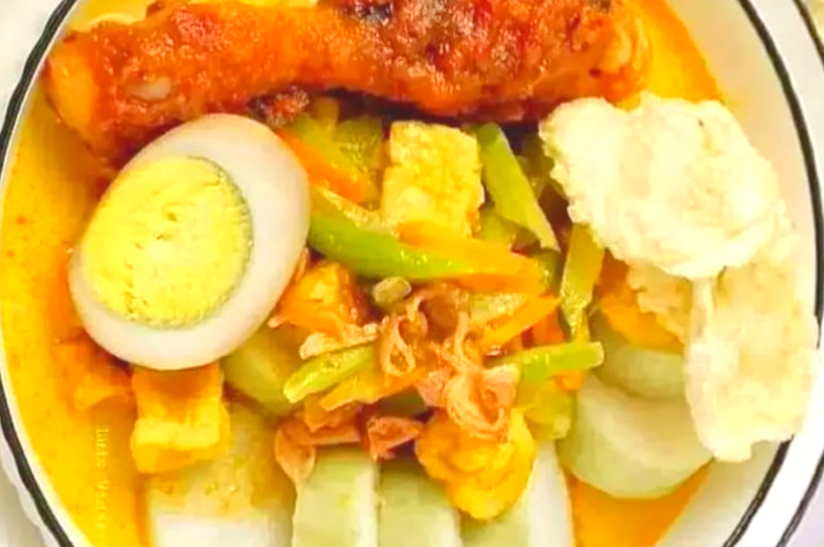 Resep lontong sayur.