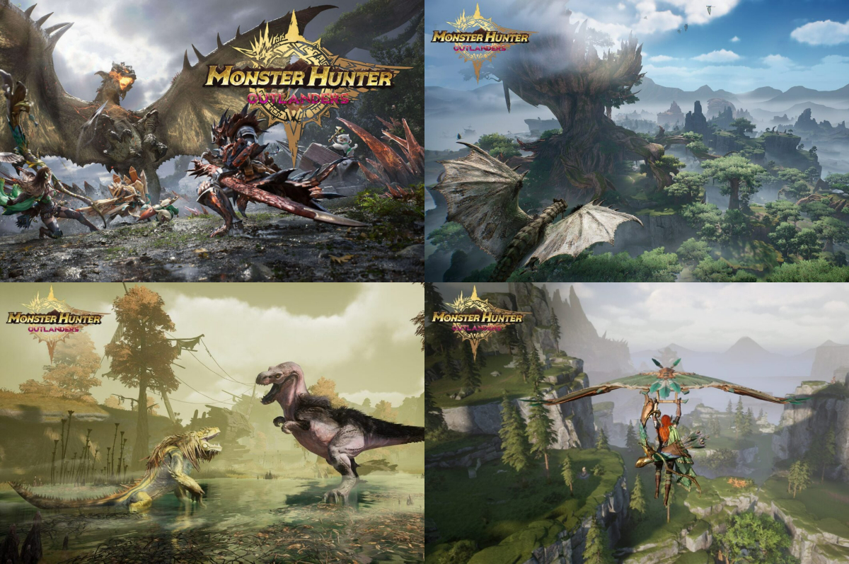 Game Monster Hunter Outlanders akan dirilis.