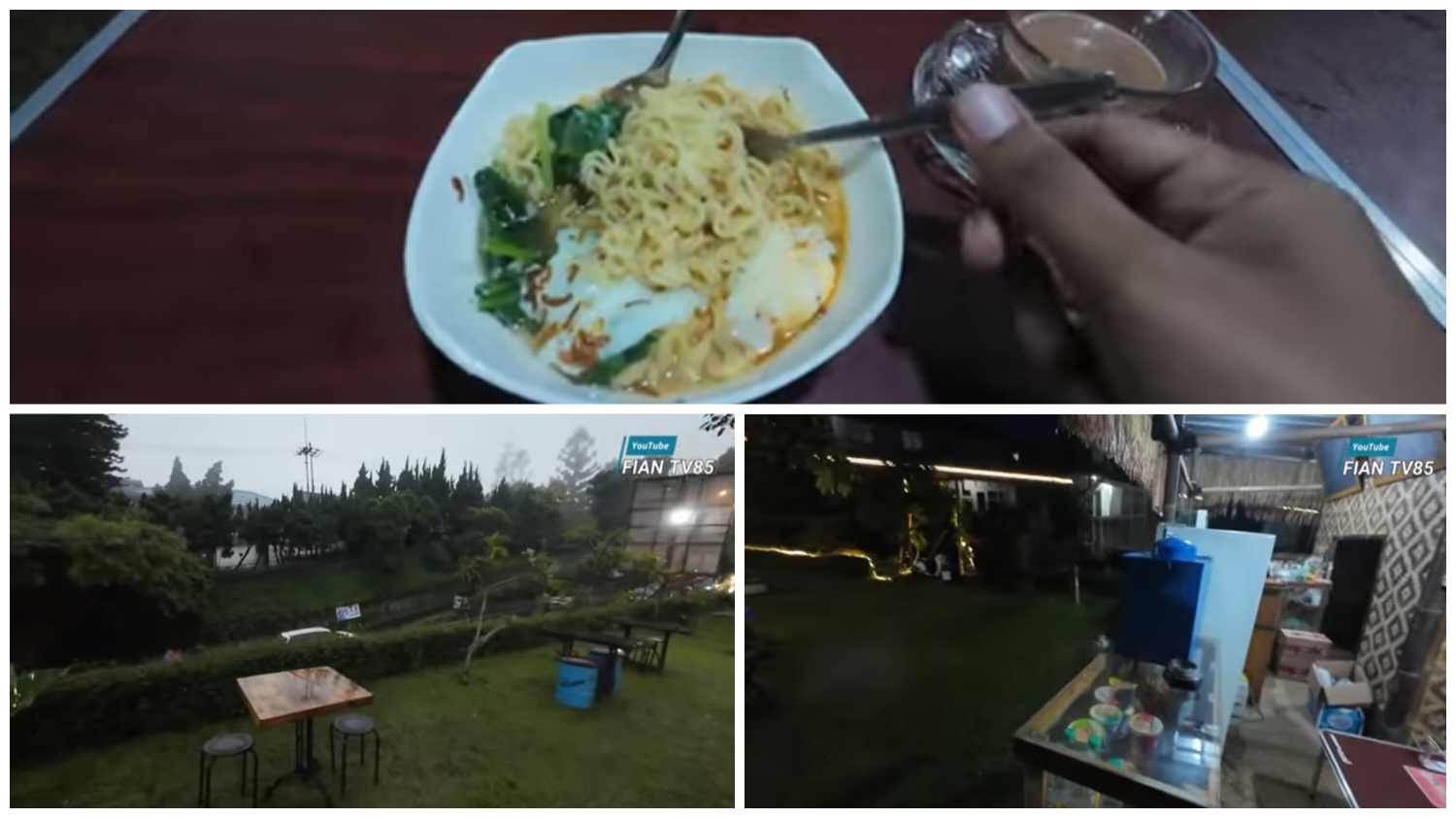 Kedai Dirga di kawasan Cilember, Puncak, Bogor.