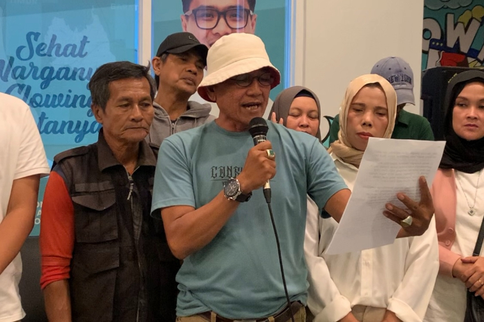 Deklarasi dukungan Paguyuban Pedagang Pasar Kebon Kembang Kota Bogor kepada Paslon Dokter Rayendra - Eka Maualan.