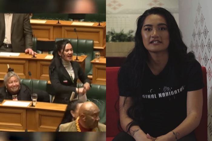 Hana Rawhiti Maipi Clarke anggota parlemen Selandia Baru viral di media sosial dan menari Haka, khas Suku Maori.