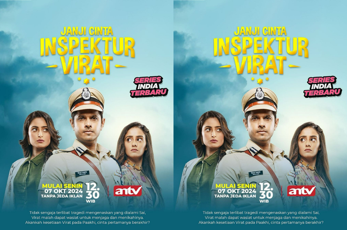 Tayang di TV Nasional, Serial India Janji Cinta Inspektur Virat siap menemani waktu luangmu.