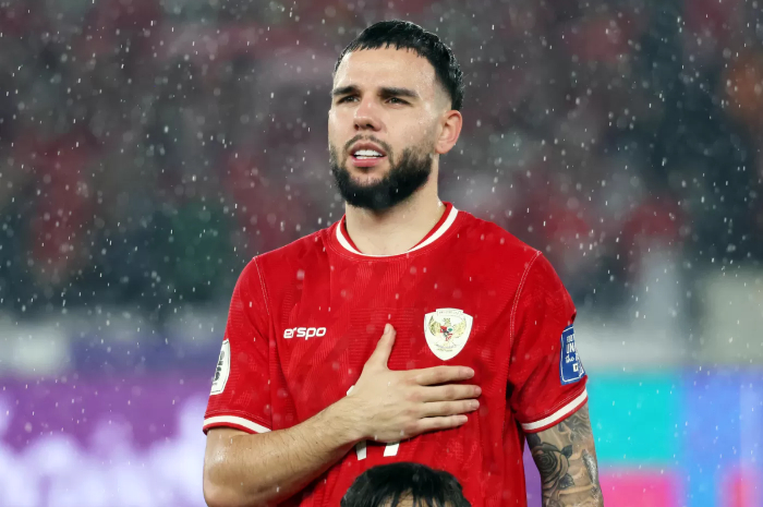 Pemain Timnas Indonesia Calvin Verdonk