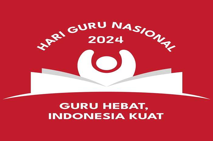 Logo Hari Guru Nasional 2024 Kemendikbud.