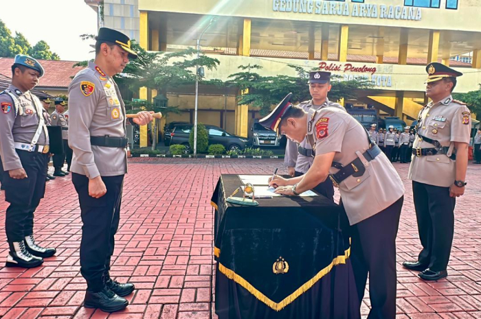 Sertijab Kepala Polsek Bogor Utara di Mapolresta Bogor Kota