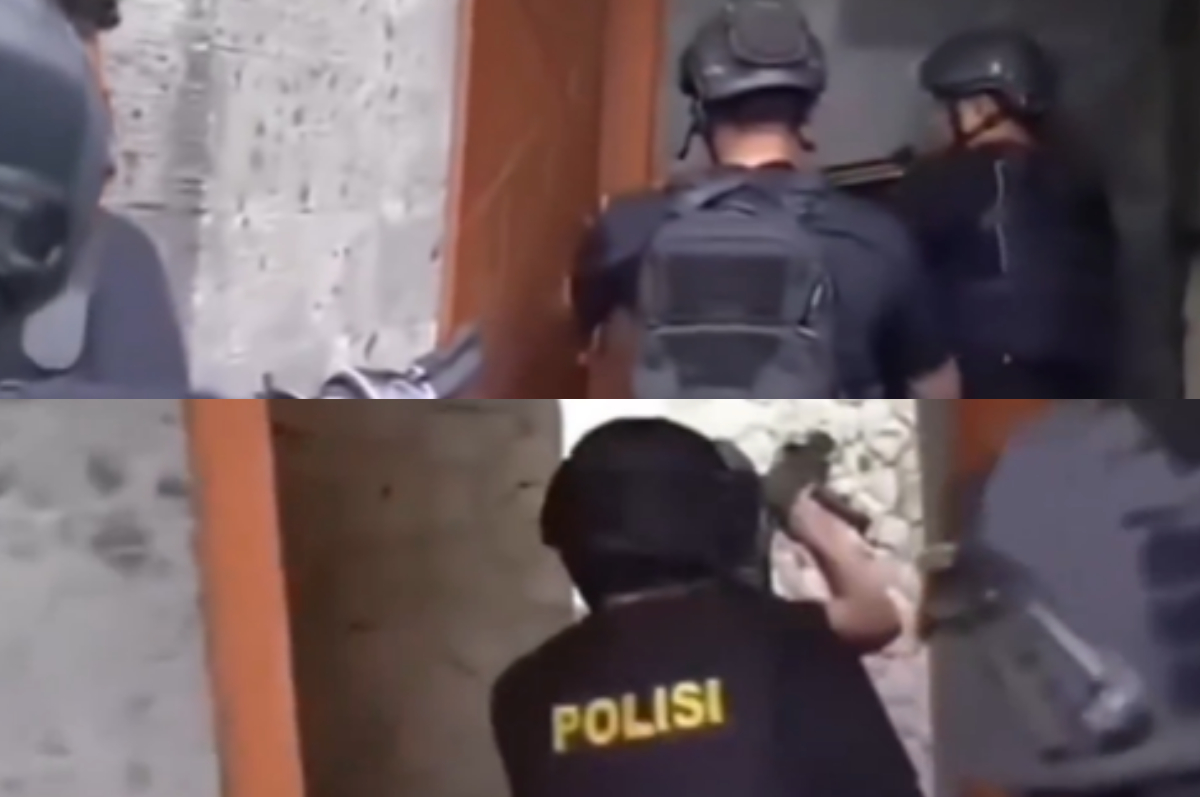 penggerebekan pabrik narkoba di Bali.