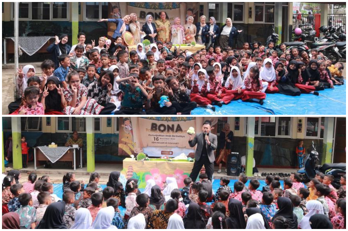 Sekolah Vokasi IPB University mengadakan kegiatan edukatif untuk kurang lebih 100 siswa dari kelas 2 dan 3 SDN 01 Cijayanti Kabupaten Bogor.