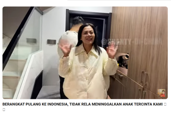 Youtuber Shanty, wanita asal Indonesia yang menikah dengan pria asal China pada salah satu videonya yang menyedot perhatian.