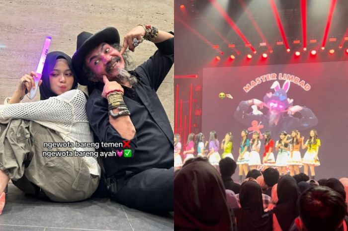 Momen langka Master Limbad nge-Wota bareng anak perempuannya, jadi super gemes!