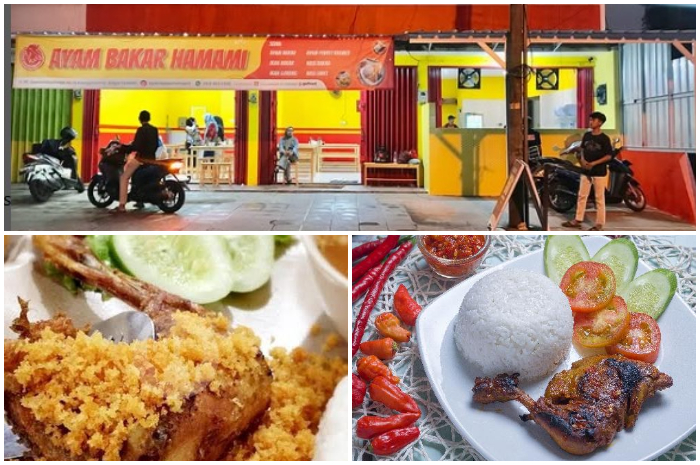 Ayam Bakar Hamami di Jalan RE. Soemantadoredja 01, Sari Ruko No. 2-4, Rangga Mekar, Kecamatna Bogor Selatan, Kota Bogor.