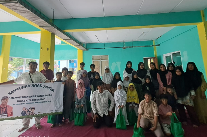 50 orang anak yatim di Bogor mendapatkan bantuan dari KPP.
