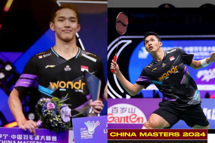 Jonatan Christie runner up China Masters 2024.