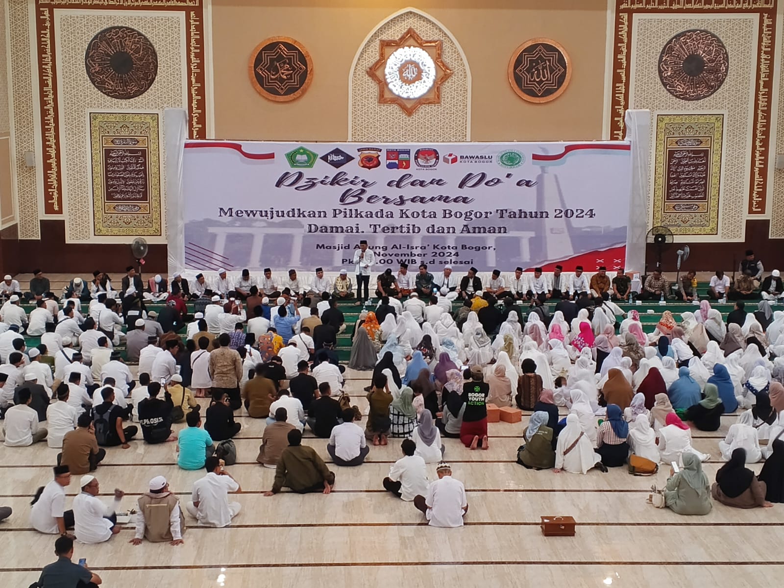 Dzikir dan doa bersama yang digelar Pemerintah Kota Bogor dan Forkompinda.