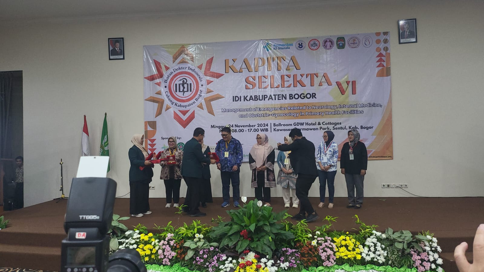 Sejumlah dokter yang tergabung dalam IDI Kabupaten Bogor usai ikuti diskusi.