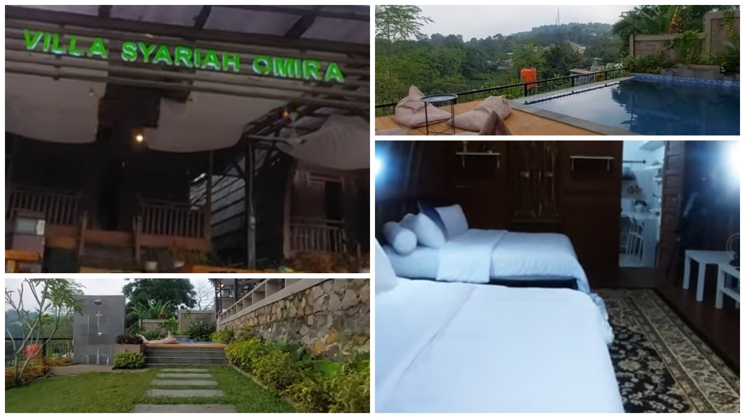 Villa Syariah Omira lokasinya dekat Taman Safari dan Cimory Dairyland.