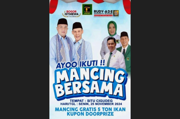 Famflet hoaks yang beredar di massa tenang Pilkada 2024 Kabupaten Bogor.