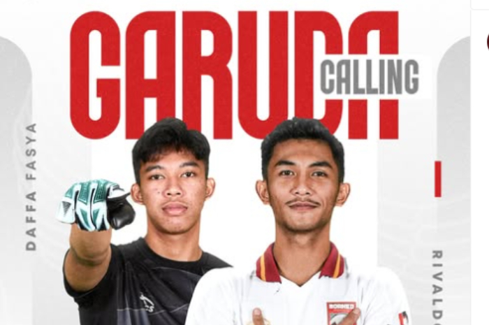 Rivaldo Pakpahan dan Daffa Fasya mendapat pemanggilan Timnas Indonesia untuk laga Piala AFF 2024.