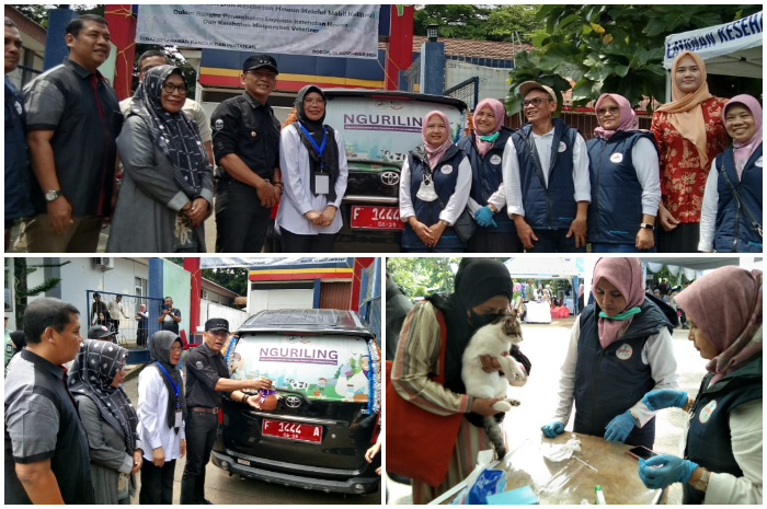 Launching program  nguriling di Kelurahan Katulampa Bogor Timur, Selasa (26/11/2024) .