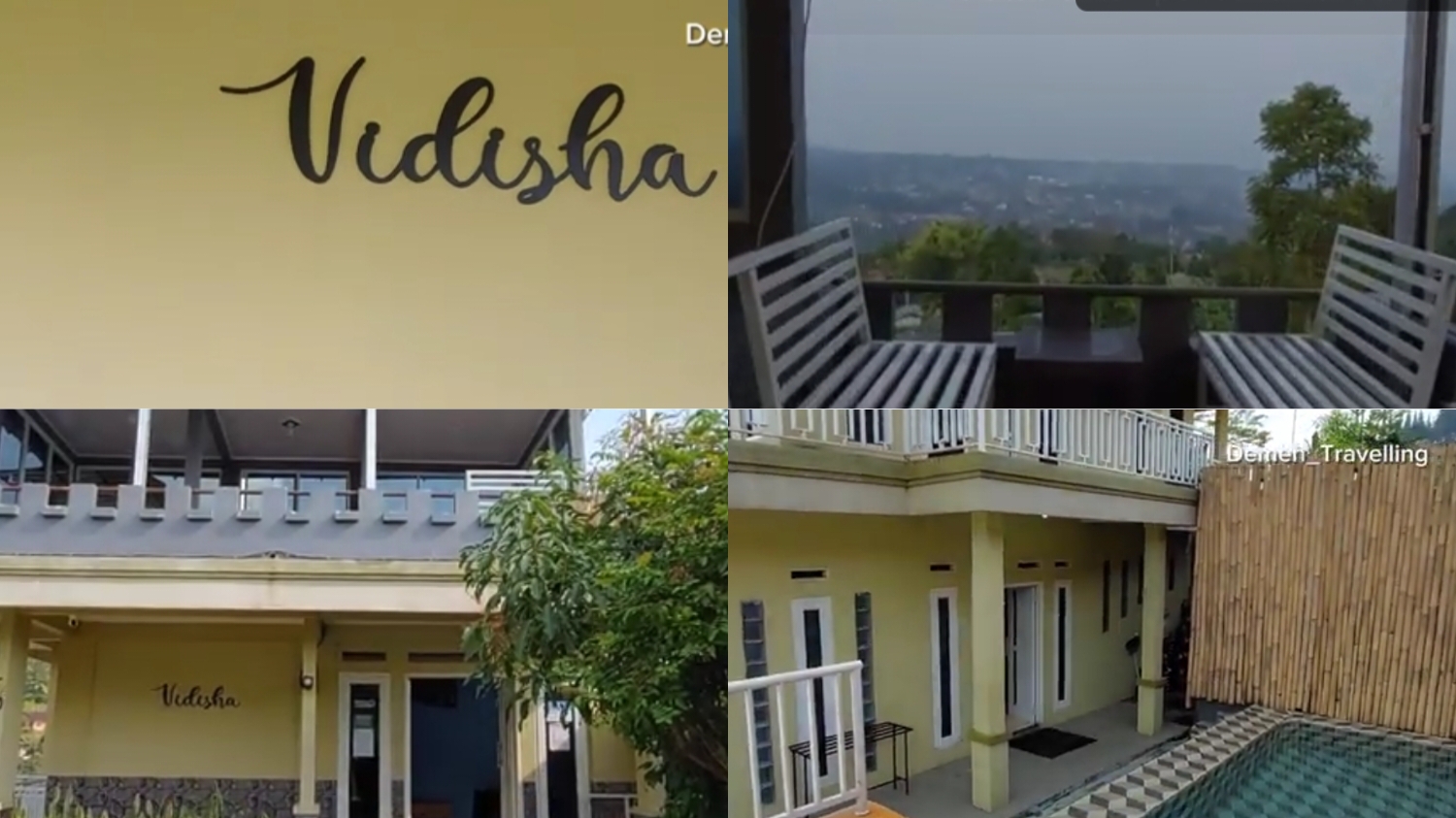Villa Vidisha Bogor tawarkan view 3 gunung sekaligus.
