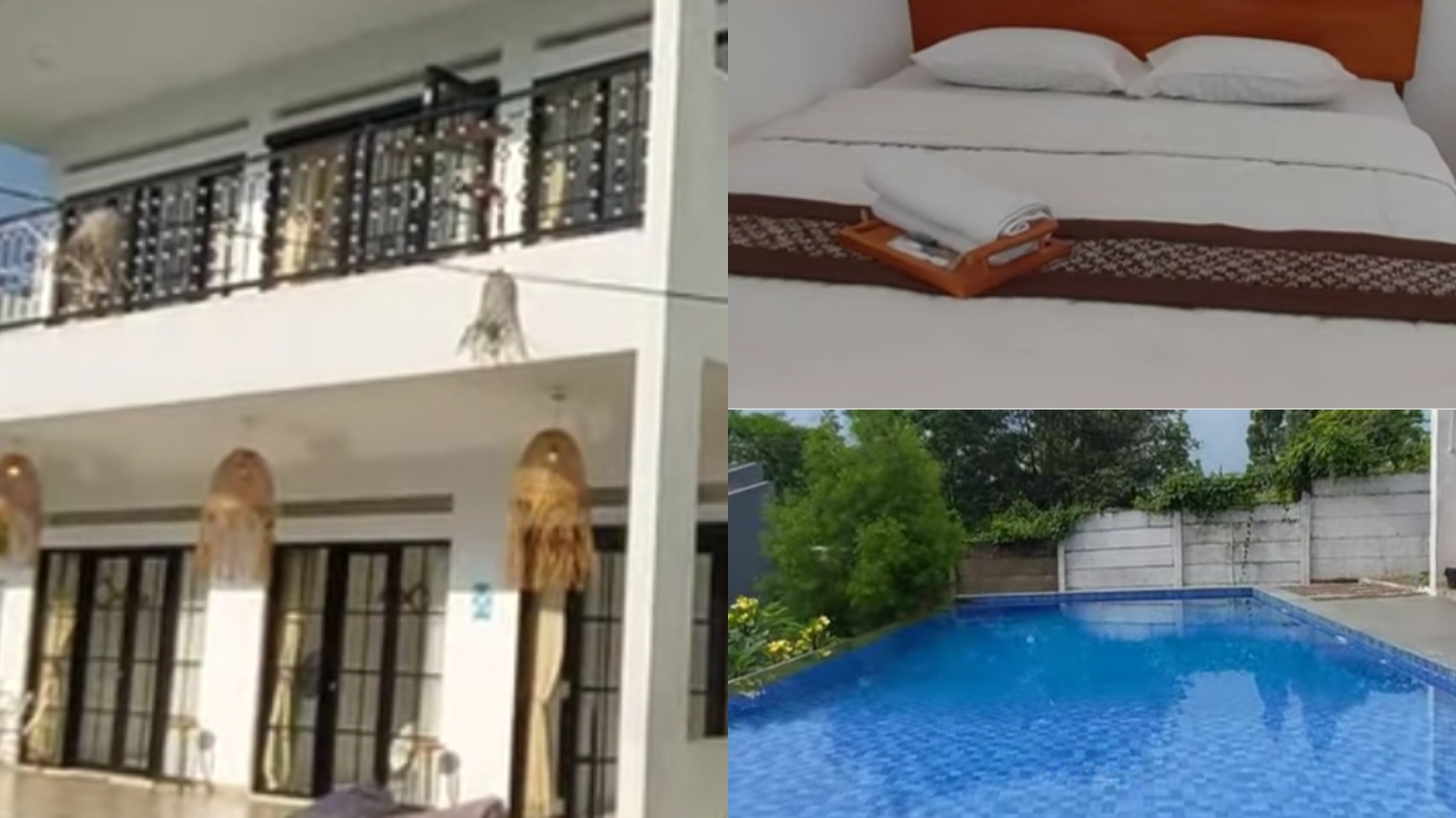 Villa Sabil lokasinya di tengah perkebunan sayur.
