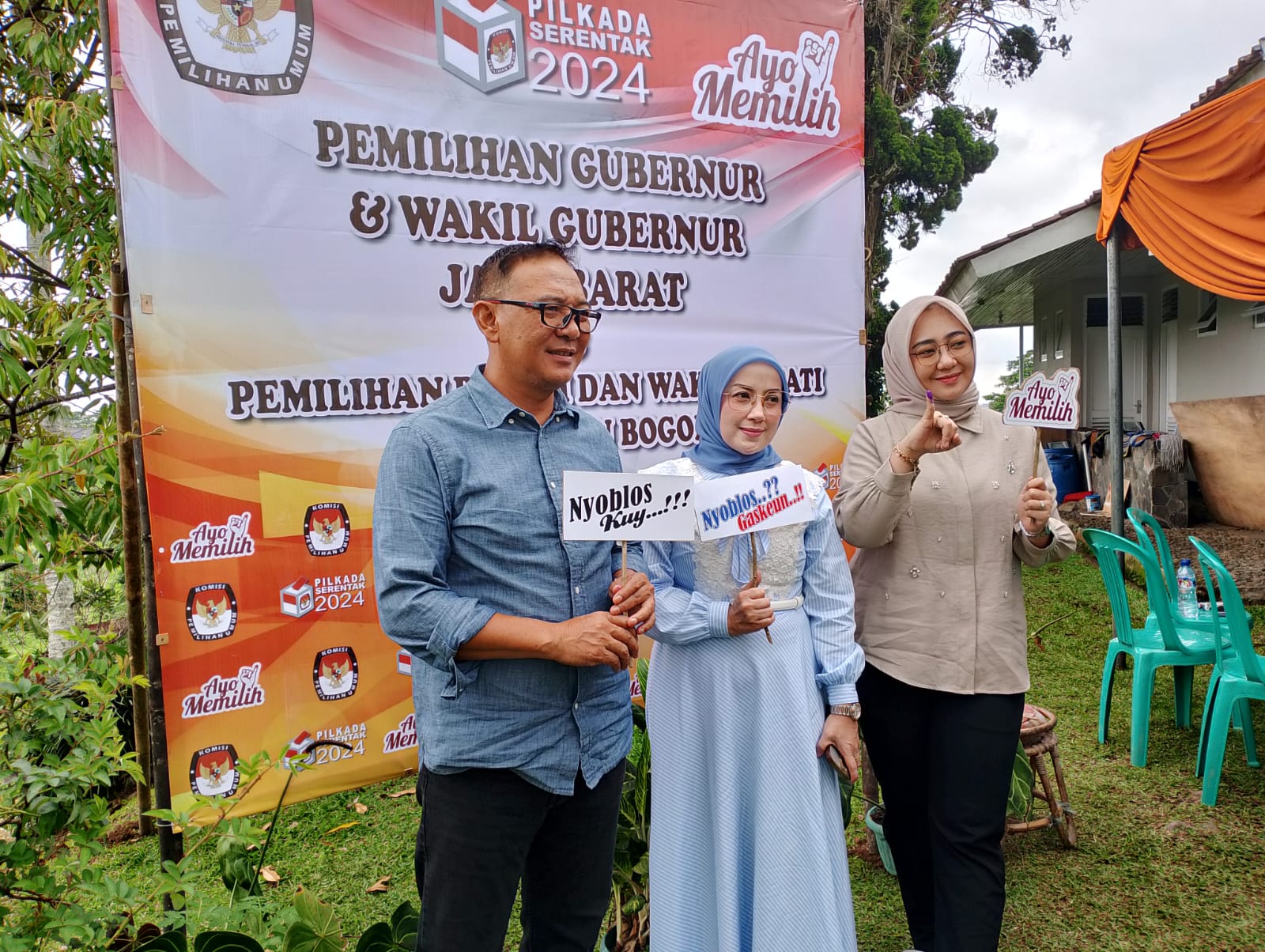Nurunnisa Setiawan sebagai ketua tim pemenangan Cabup - Cawabup Bogor Rudy Susmanto - Jaro ade daerah pemilihan (dapil) 3.