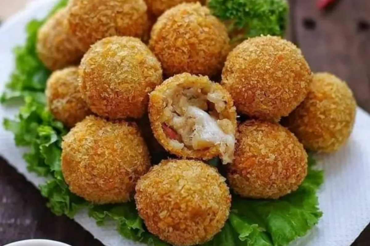 Resep Bola Kentang Mozzarella.