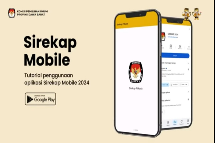 Ilustrasi Aplikasi Sirekap Mobile