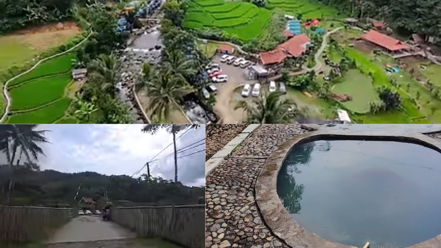 Lembah Cipanas Kelapa 3 di Desa Ciasmara Bogor.