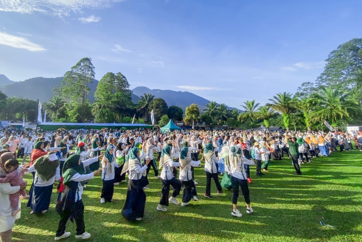 Suasana di kawasan Gunung Mas Puncak, Cisarua Bogor