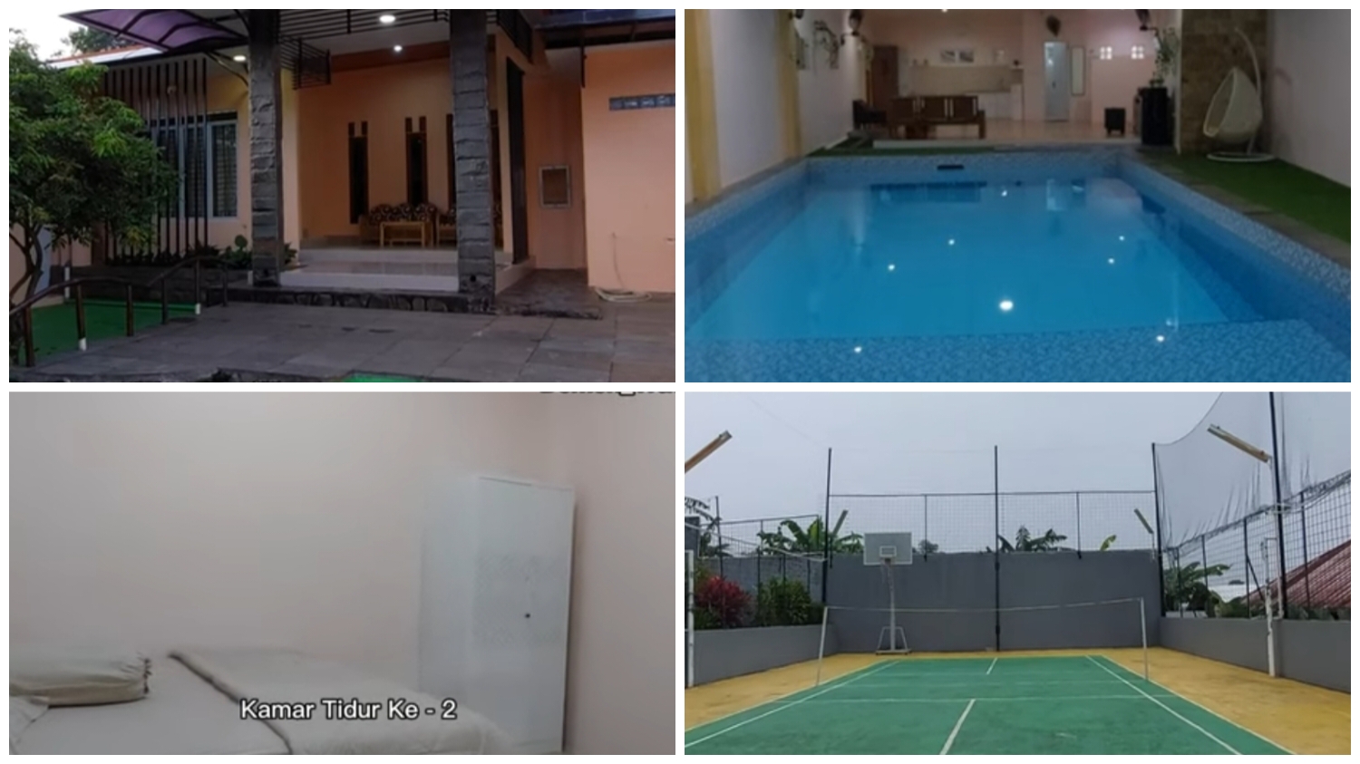 Wetoz Villa Sentul miliki 6 Kamar Full AC.