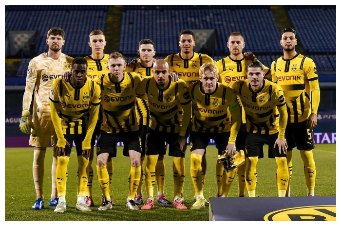 Kemenangan Borussia Dortmund Vs Dinamo Zagreb dengan skor 3-0.