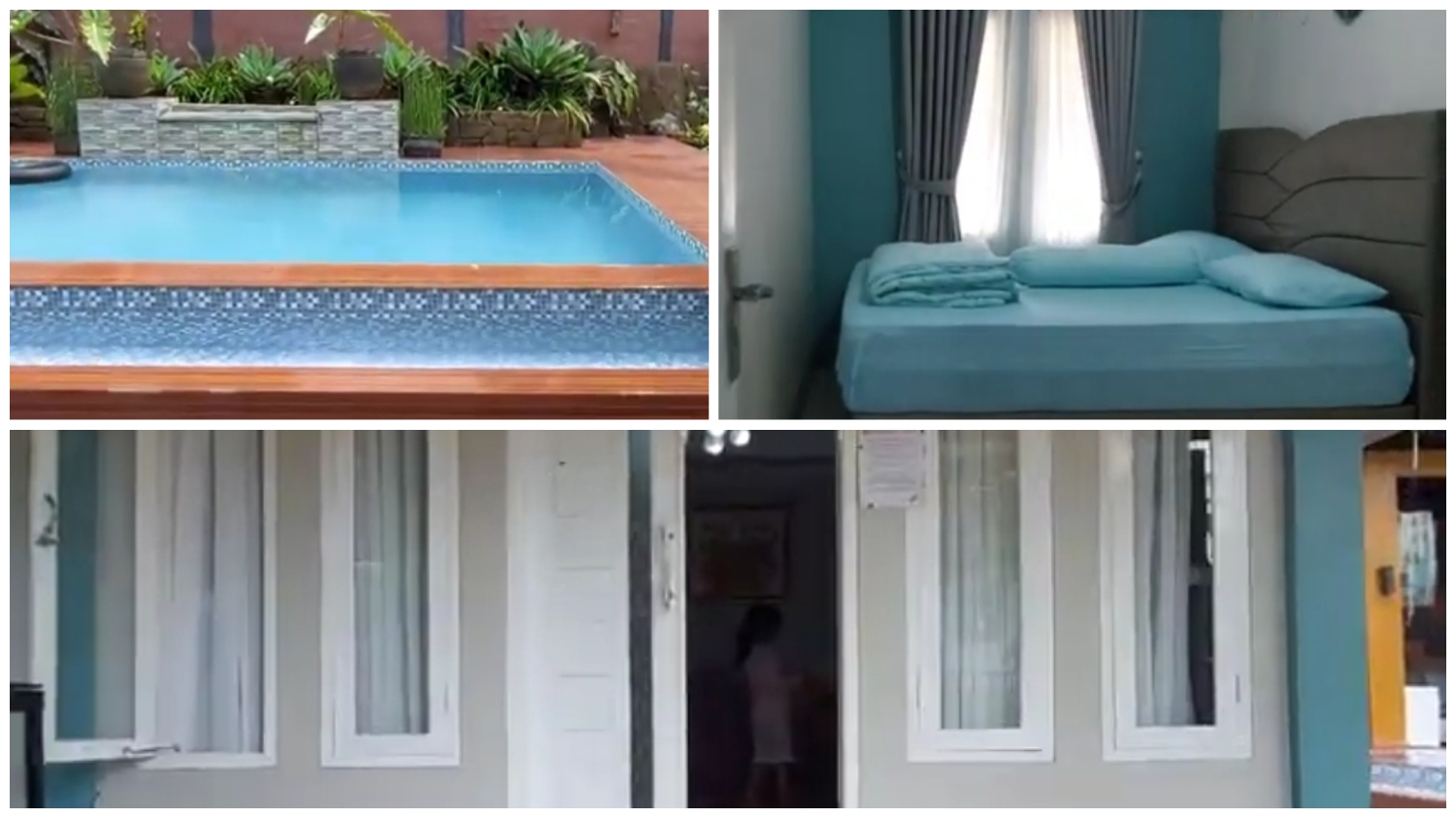 Villa Vesper staycation dengan desain minimalis namun elegan dikelilingi alam.