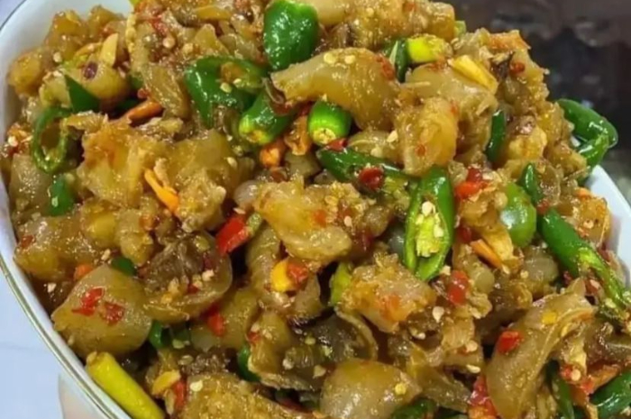 Resep Oseng Kikil Pedas